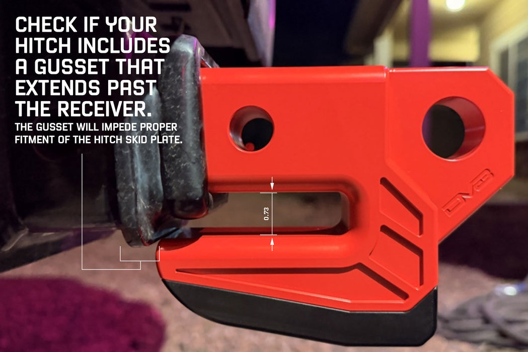 DV8 Xtract 2" Hitch Skid Plate