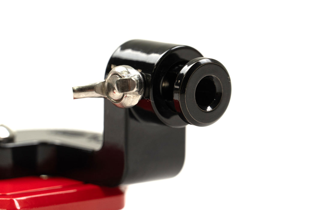 Detail shot of receiver end of Universal Molle Adjustable Antenna & Whip Mount