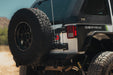 Mounting of the Universal Molle Adjustable Antenna & Whip Mount installed