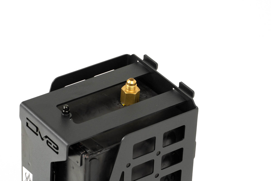 Detail view of Universal .50 Cal Ammo Can Carrier shown with ammo can