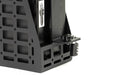 Detail view of padlock location and securing ammo can of Universal .50 Cal Ammo Can Carrier