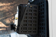 Side angle view of installed Universal .50 Cal Ammo Can Carrier