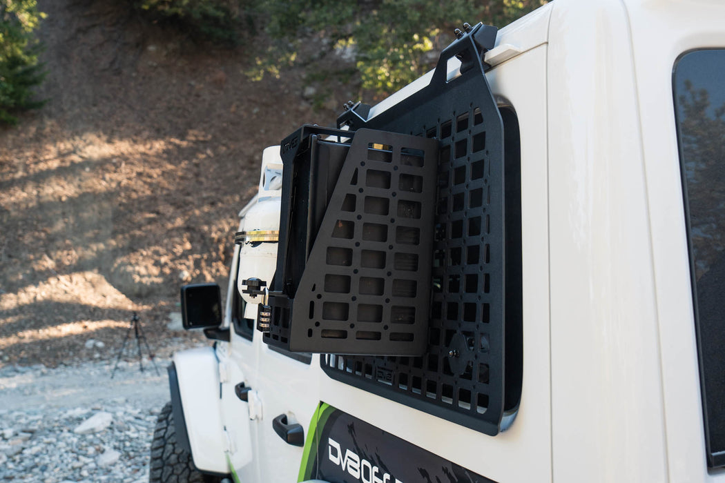 Universal .50 Cal Ammo Can Carrier with built-in molle, installed on Jeep molle panel