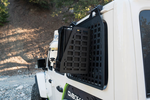 Universal .50 Cal Ammo Can Carrier with built-in molle, installed on Jeep molle panel