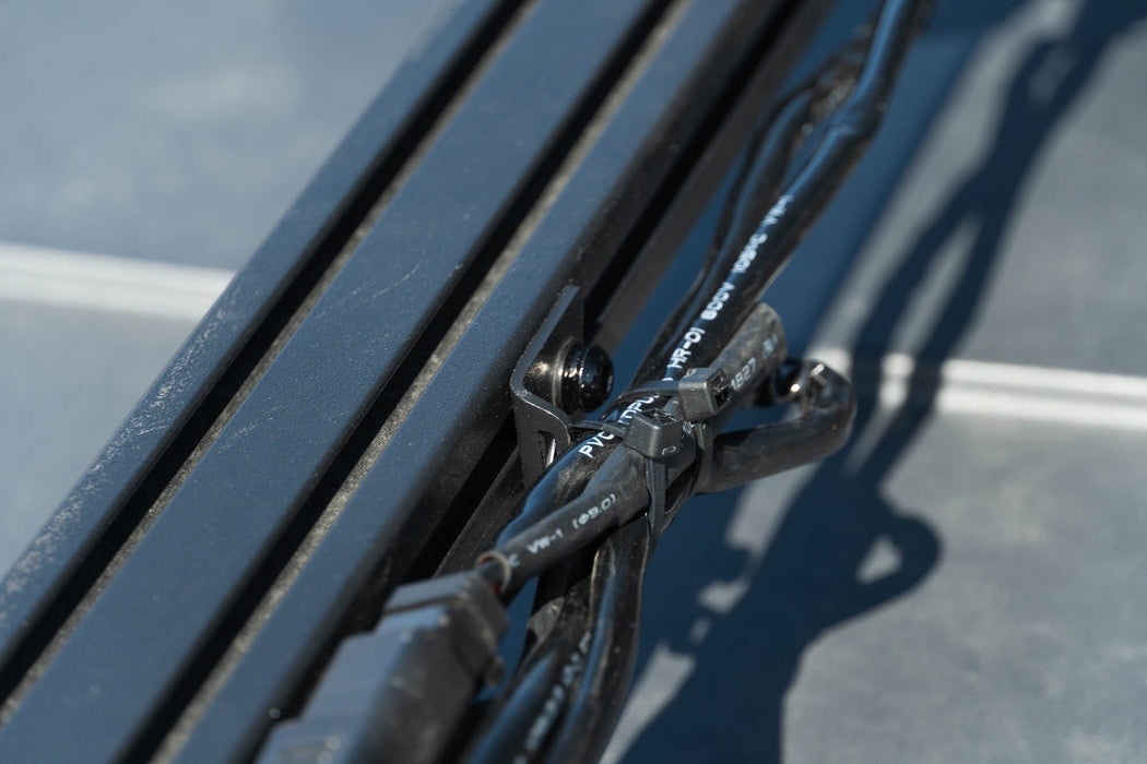 View of installed Zip Tie Tabs by DV8 offroad
