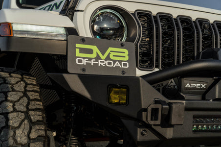Quick Release D-Ring License Plate Mount | Universal | DV8 Offroad