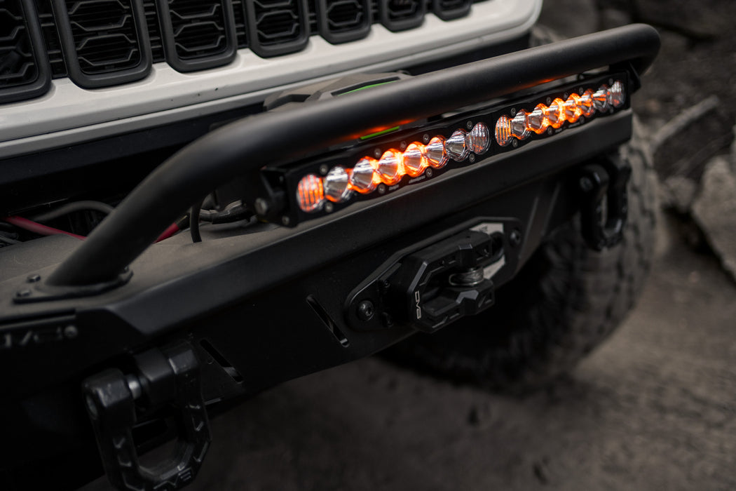 Universal Spec Series Bull Bar shown with lighting installed