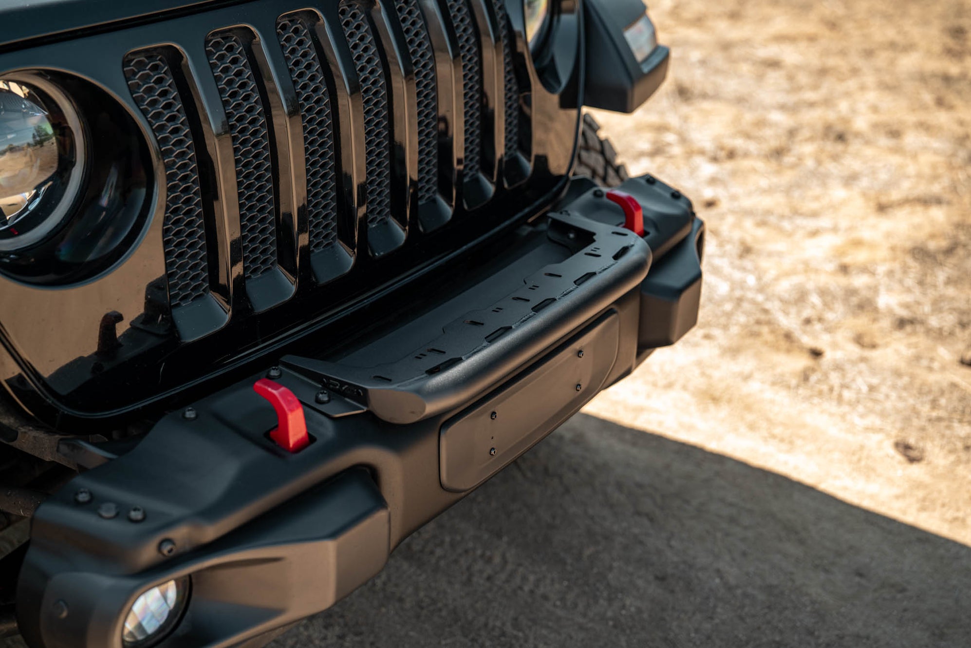 Jeep JL Push Bar Light Mount | For OEM Steel Bumper