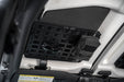 Jeep Wrangler JL Roof Mounts with 15” x 12” Molle Panel installed