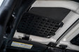 Jeep Wrangler JL Roof Mounts with 15” x 12” Molle Panel installed without accessories.