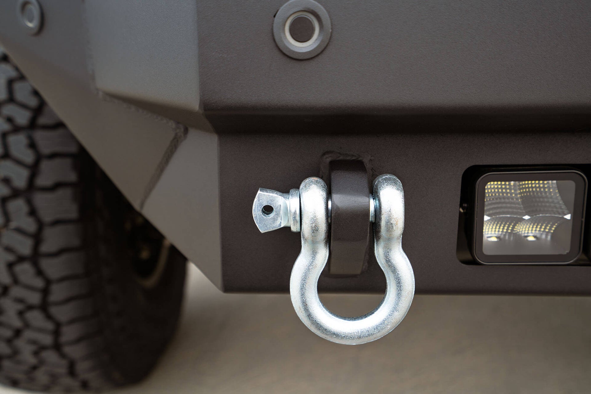Bronco Front Bumper with Recovery Shackles