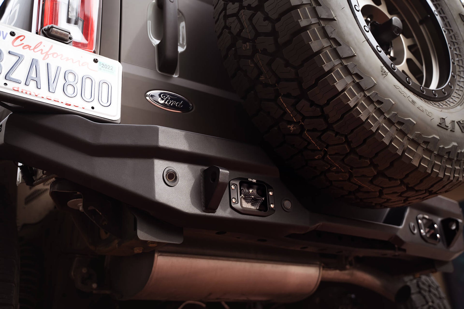 Aftermarket Bronco Rear Bumper with Factory Parking Sensors