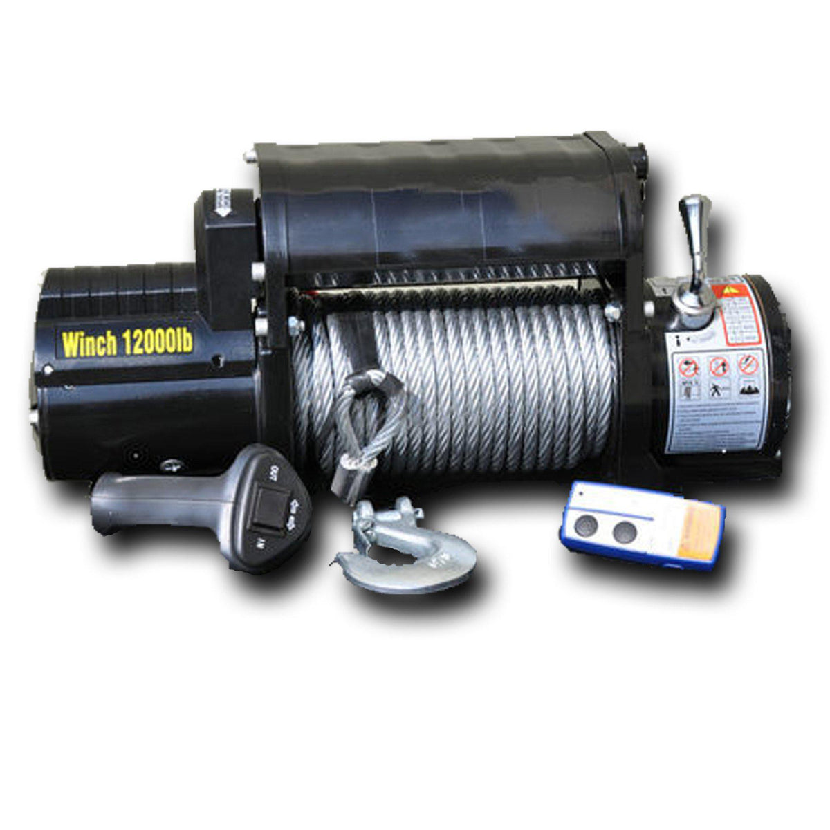 DV8 Offroad - 12,000 lbs. Winch | Steel Rope