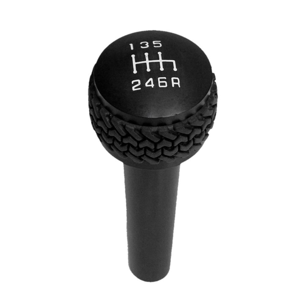 DV8 Offroad D-JP-180012-BK Jeep TJ & JK 6-Speed Shift Knob, Black