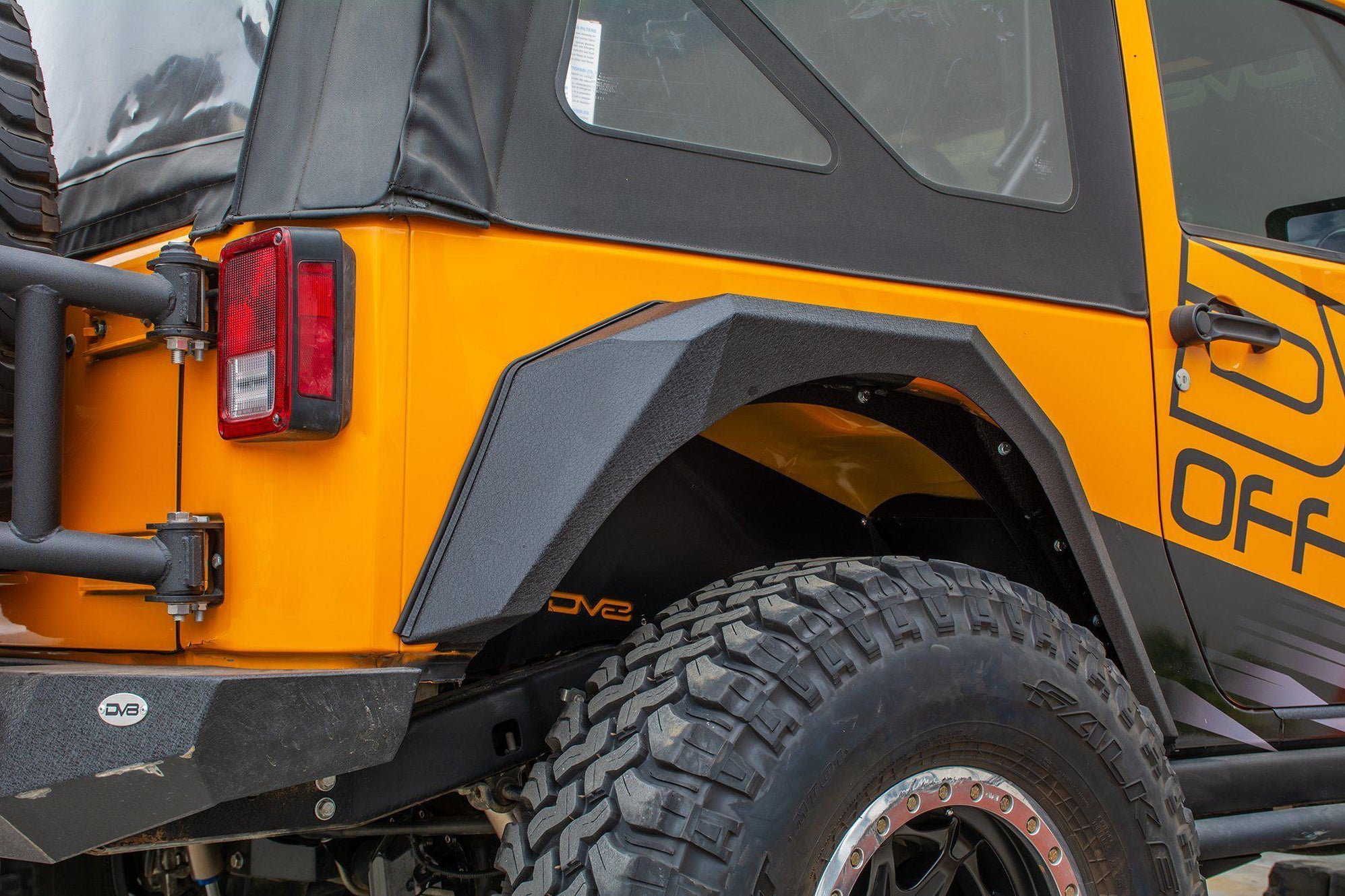 Jeep Wrangler JK Armor Fender Flares Front & Rear DV8 Offroad