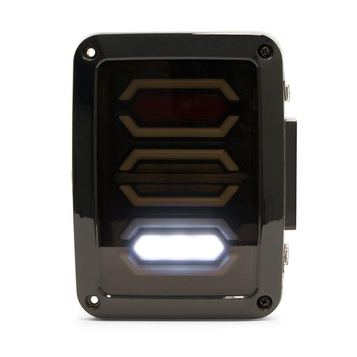 2007-18 Jeep JK LED Tail Lights | Horizontal Style-DV8 Offroad