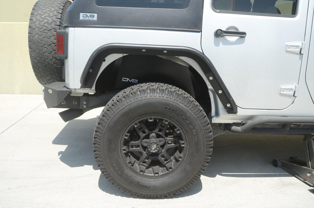 Jeep Wrangler JK Rear Inner Fenders | Black or Raw
