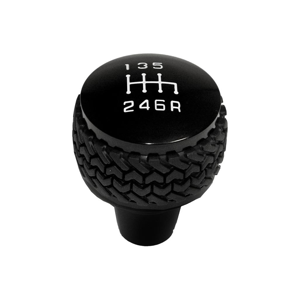 DV8 Offroad D-JP-181112-BK Jeep JK 6-Speed Shift Knob, Black