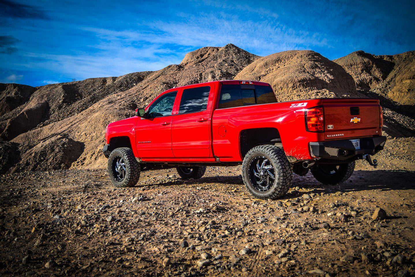 2014-2018 Chevy Silverado 1500 Steel Rear Bumper | DV8 Offroad