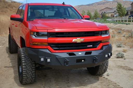 2017-13 Chevy Silverado 1500 Steel Front Bumper-DV8 Offroad