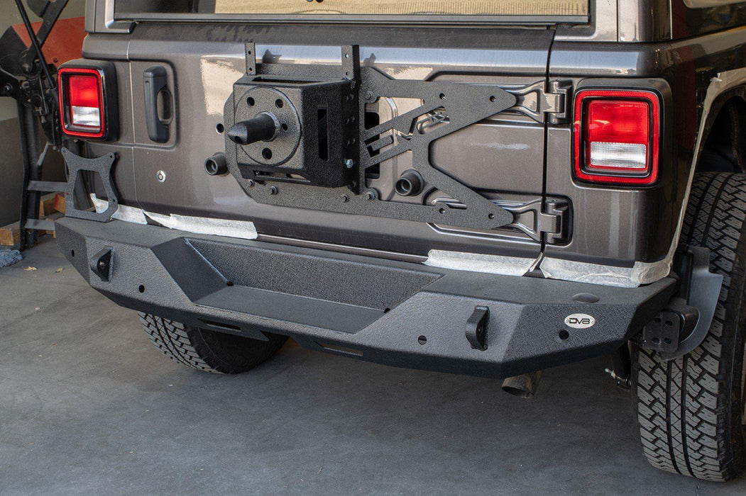 2018-21 Jeep JL Tailgate Mounted Tire Carrier-DV8 Offroad