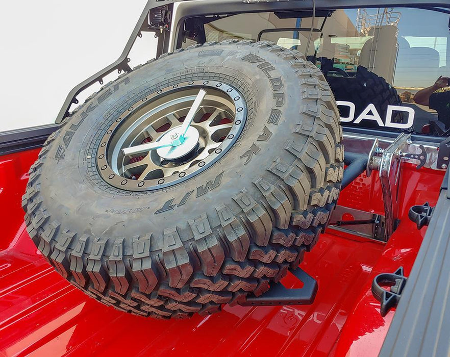 2020-21 Jeep Gladiator JT Adjustable Tire Carrier-DV8 Offroad