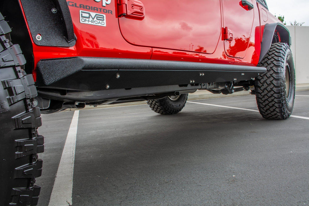 2020-21 Jeep Gladiator JT Rock Sliders with Step-DV8 Offroad