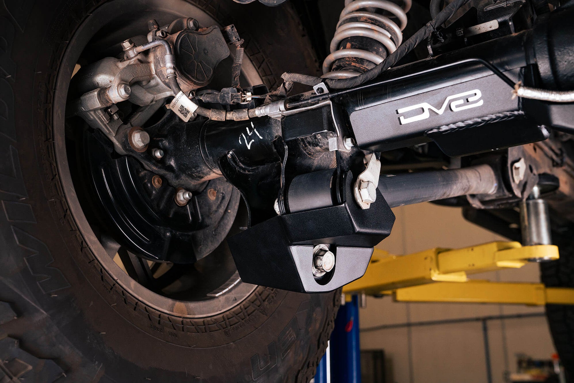 6th Gen Bronco Rear Shock Guard Skid Plates DV8 Offroad