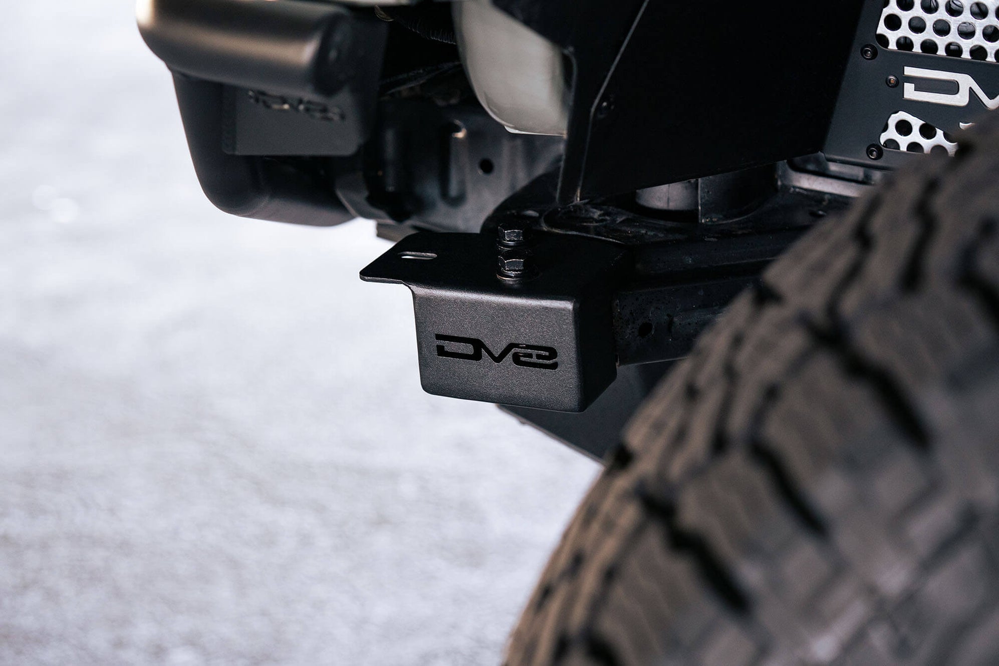 6th Gen Bronco Crash Bar Caps with Accessory Mount DV8 Offroad