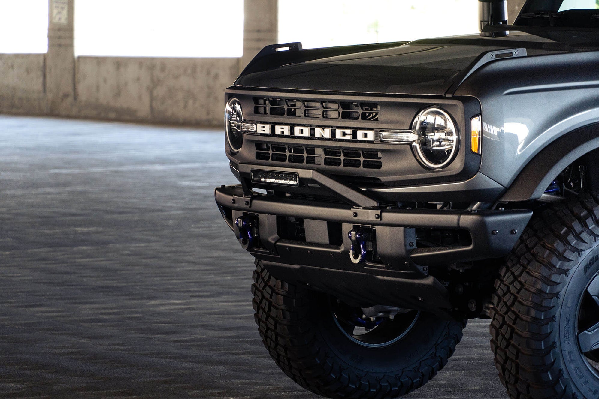 6th Gen Bronco OEM Modular Front Bumper Bull Bar | DV8 Offroad