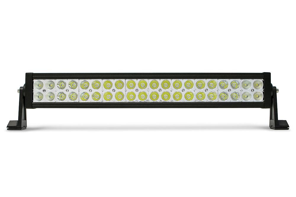 Dual Row LED Light Bar with Chrome Face-DV8 Offroad