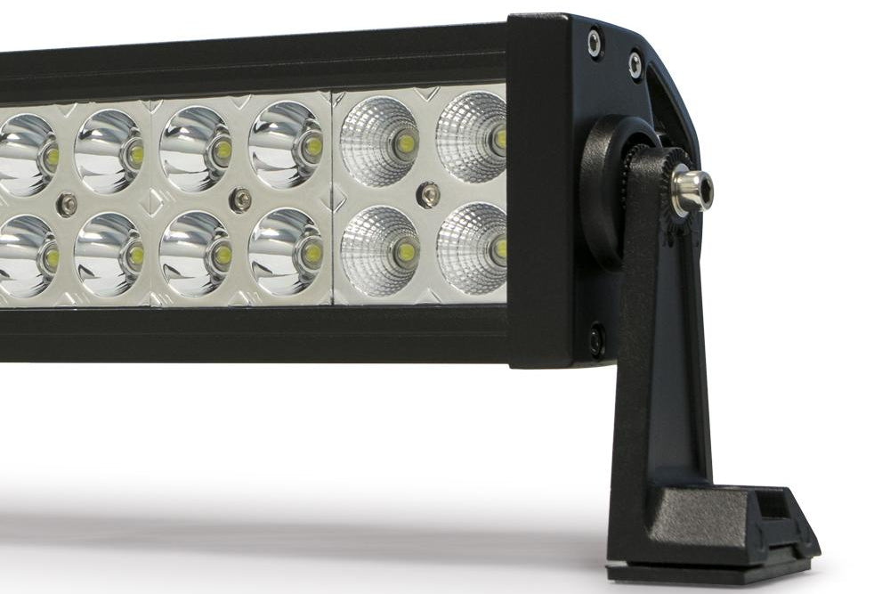 Dual Row LED Light Bar with Chrome Face-DV8 Offroad
