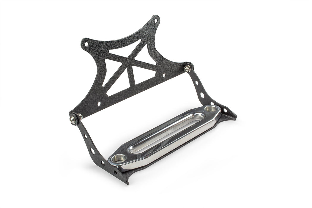 Flip Up License Plate Relocation Bracket | Fairlead Mounted-DV8 Offroad