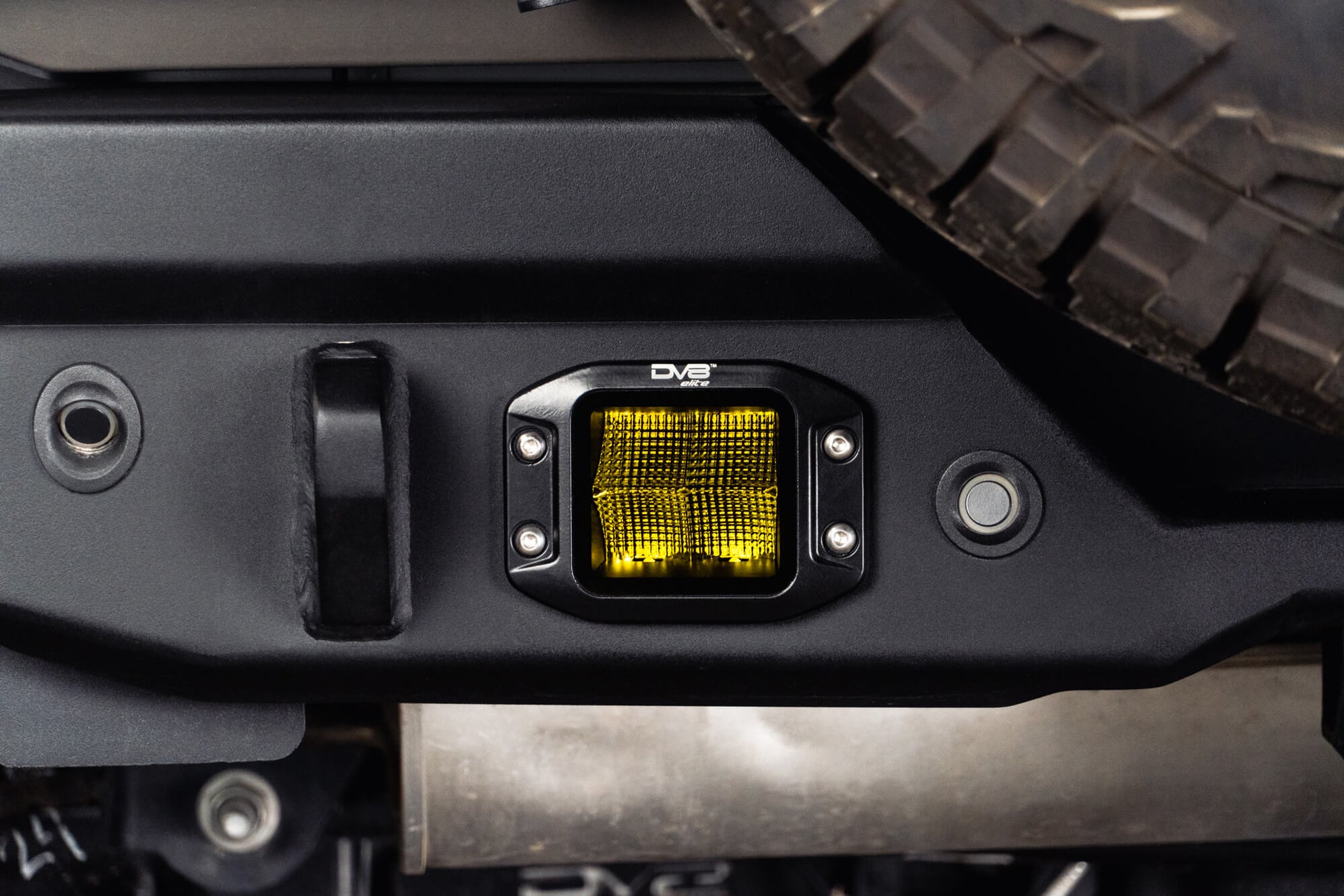 3” Amber Flush Mount OffRoad Light Pods DV8 Offroad