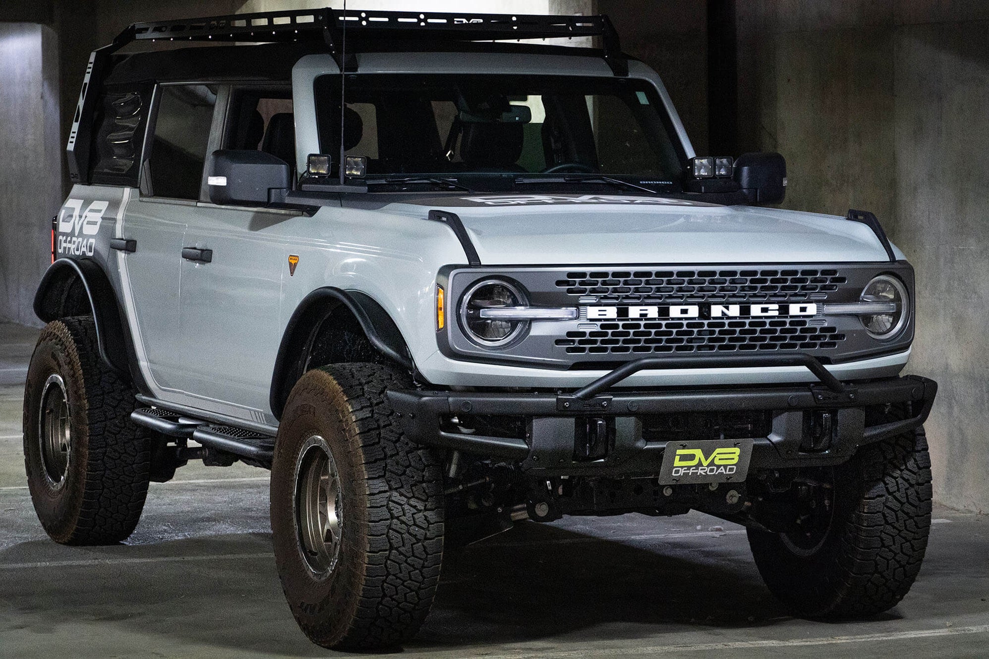 Bronco R Plate 6th Gen Bronco Front License Plate Relocation Kit | DV8 Offroad