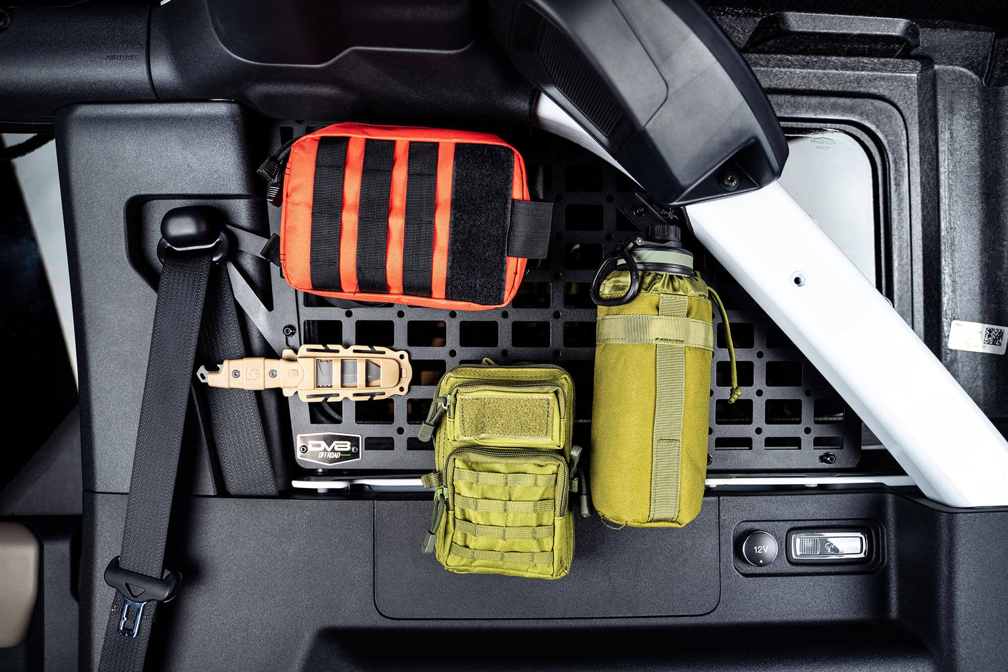 Bronco Window Rattle 6th Gen Bronco Molle Panels | Rear Window Interior
