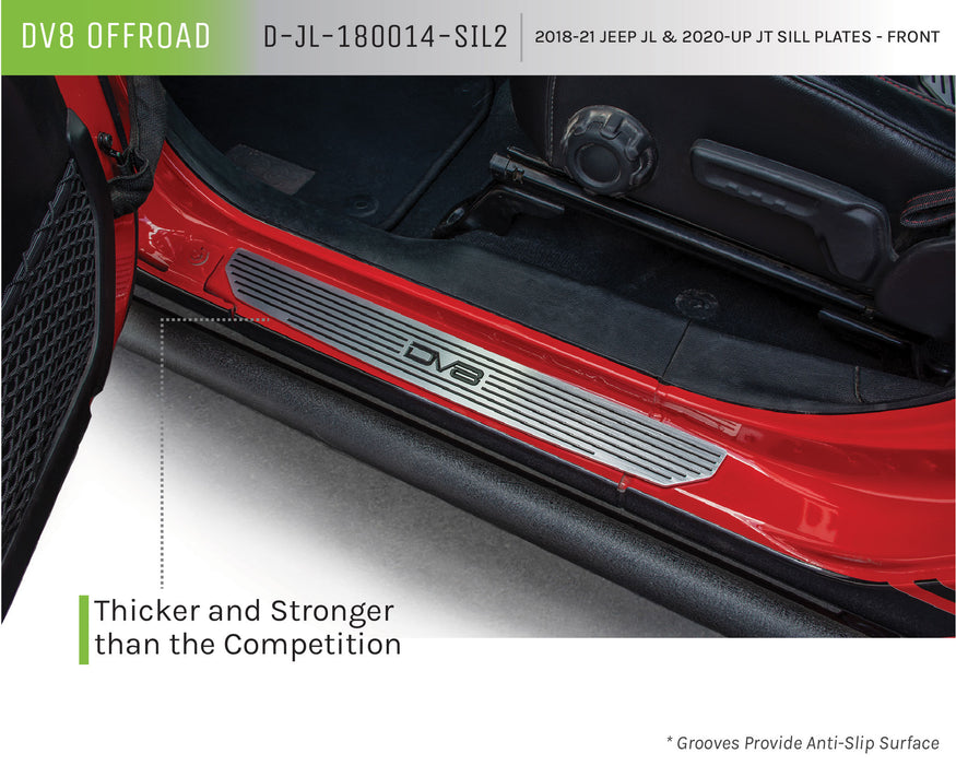 Jeep JL & JT Front Sill Plates Infographic