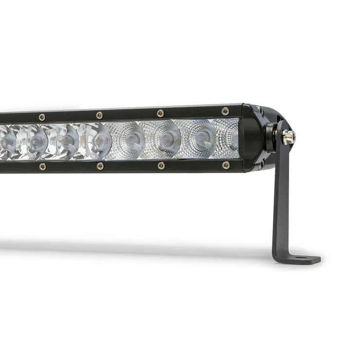 Single Row LED Light Bar with Chrome Face - DV8 Offroad