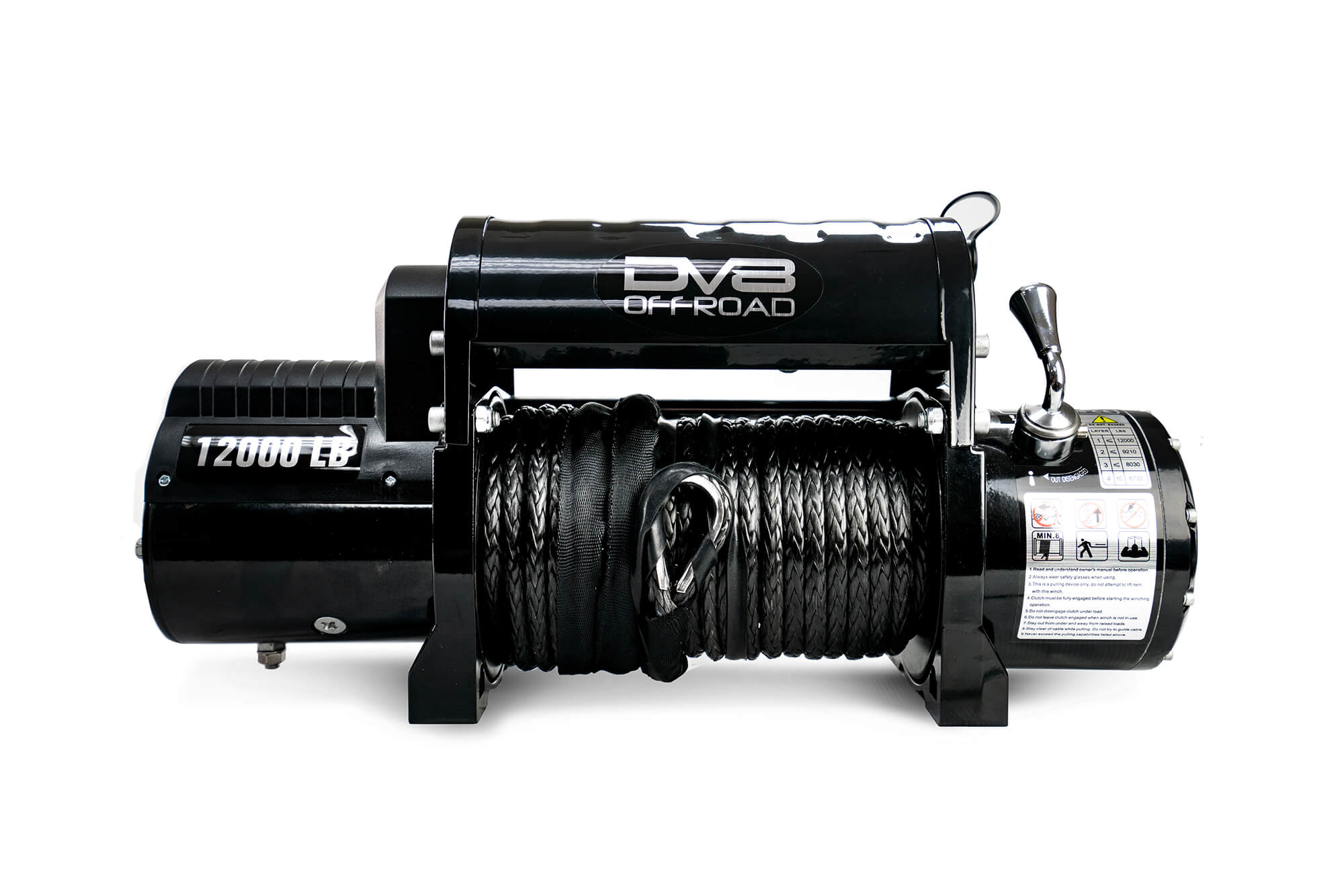 12,000lb Synthetic Rope Winch