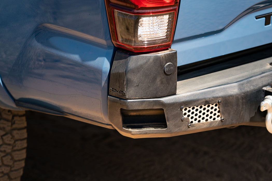 Replacement Step Bumper For Toyota Tacoma 2016-2023 - Powder Coated Black Steel, Direct Fit