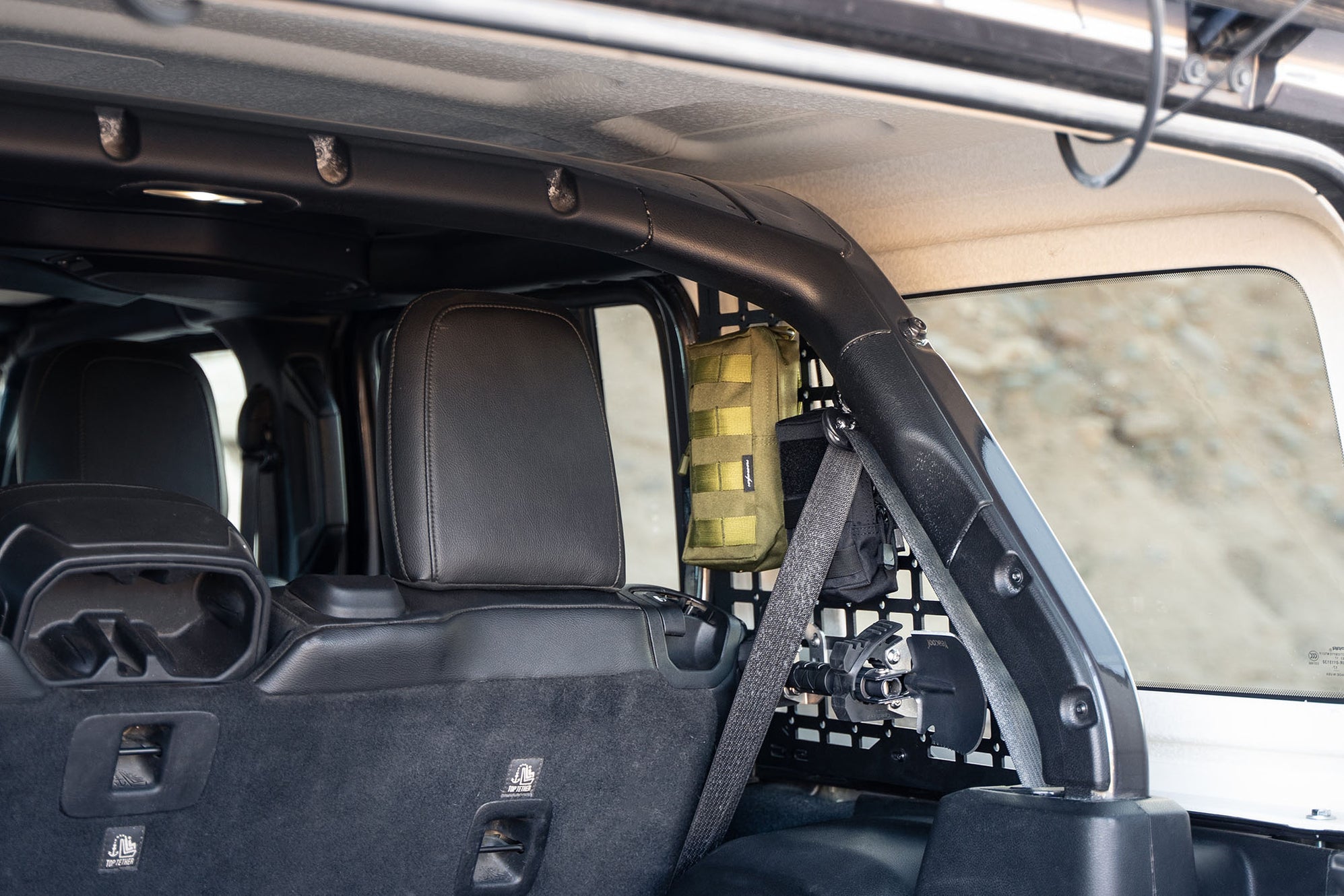 Wrangler JL Rear Window Molle Panels DV8 Offroad